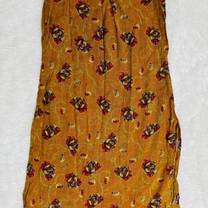 Yellow Short Kurti