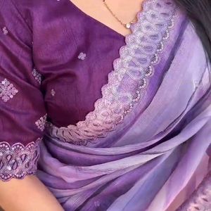 Embroidery Saree