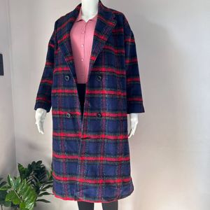 Plaid Overcoat FIXED PRICE