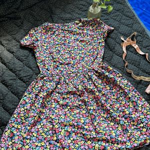 SALE!! A Multicoloured Dress For Party Or Casual