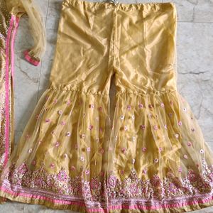 Kurta Set With Plazo And Dupatta