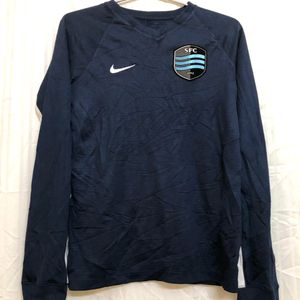 Nike Blue Long Sleeve T Shirt