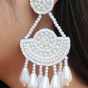 New White Earrings