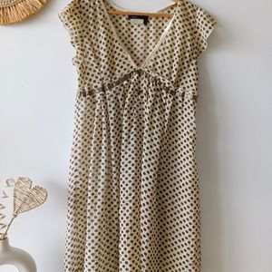 BCBGmaxazria Spotted Empire Dress