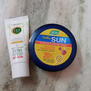 Sunblock And Anti-tan Cream , Mango Butter Body