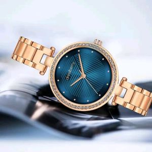 Dressberry Embalished Watch For Women