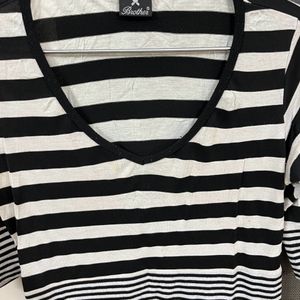 Black And White Stripes Dress