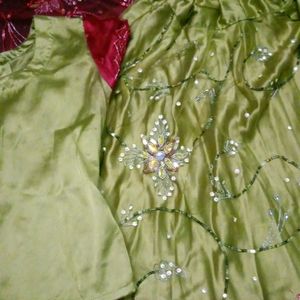 Embroidered Stitched Lehenga