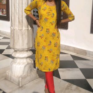 Yellow Kurti