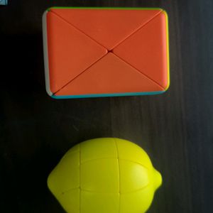 Unique Lemon And Container Rubik's Cube