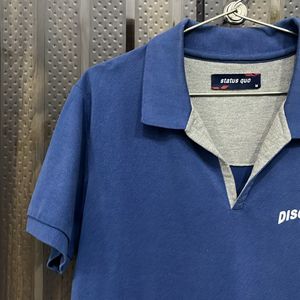 Navy Blue Polo T-shirt