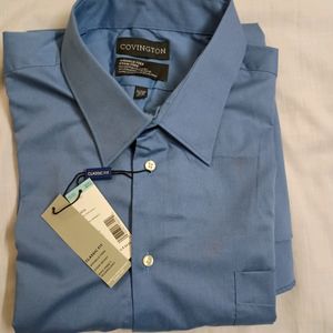 Covington Blue Classic Fit Men's Shirt (New)