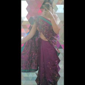 Embroidered Saree