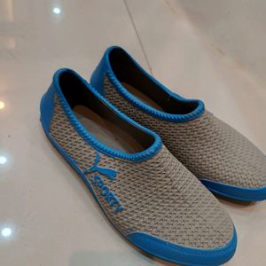 Blue Grey Rubber Shoes