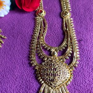 Light Weight Golden Jwellery Set