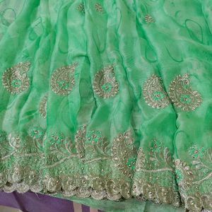 Price Drop!!! Cut work Festive Saree