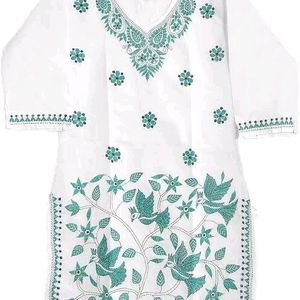 Cotton Katha Stich Short Kurti