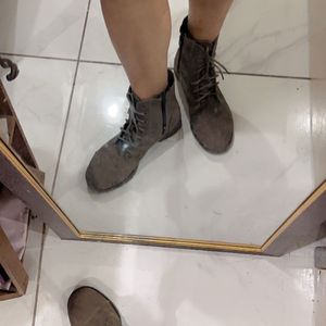 Women Army Green New Boots