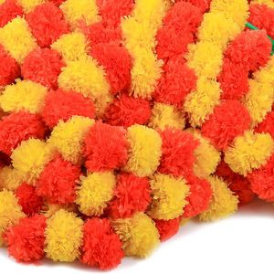 5 Pcs Strings Artificial Marigold Garlands