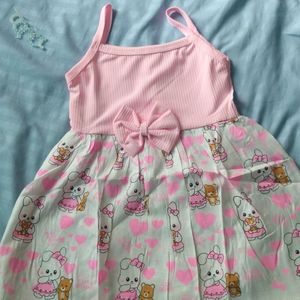 New 0-6 Months Gown For Baby Girl