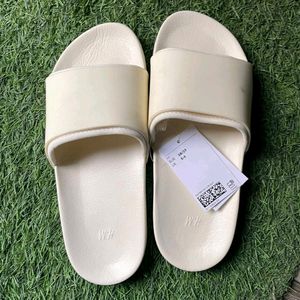 H&M Off White Casual Slippers