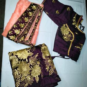 Women Purple Lehenga