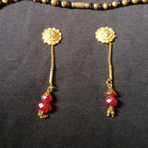 Stylish Mangalsutra With Earings