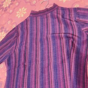 Purple Color Short Kurti