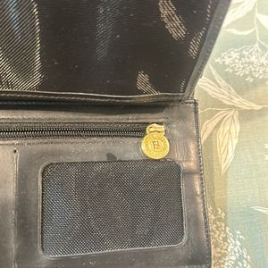 Fendi Grey Zucchino Canvas Wallet