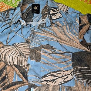 Sky Blue Beach Wear Shirt