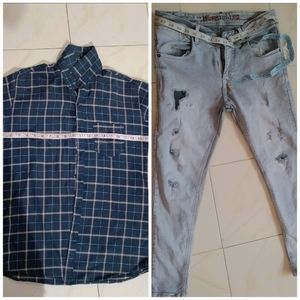 Shirt Jeans Set