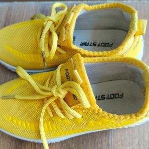 Stylish Yellow Shoes For 4-5 Yrs Boys