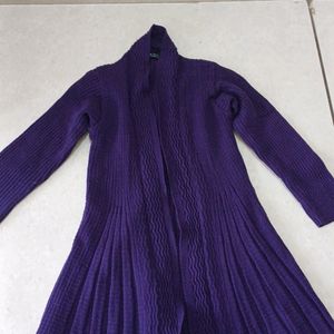 Purple Cardigan