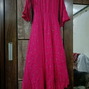 PURE RAYON LONG KURTA