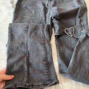 Heart Shape Bootcut Denim ( New)