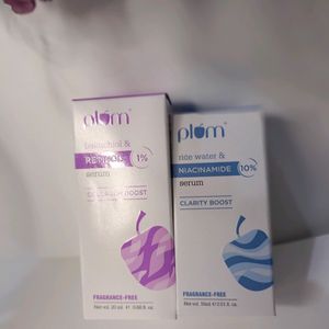 Plum Set Of 2 Serum Retinol And Niacinamide