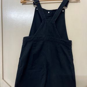 H&M Dungaree Dress Black