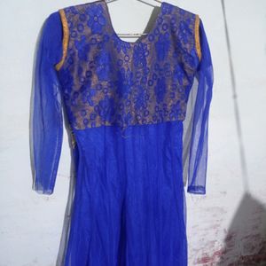 Blue Frock Gown