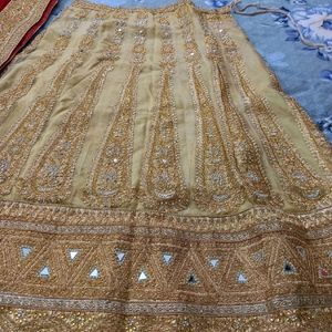 Heavy Designer Half Saree For Wedding