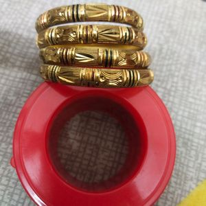 Golden Colour Bangles