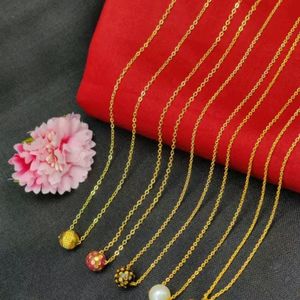 Micro Gold Plated Beautiful 5 Chains Set