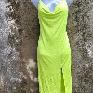 SEXIEST LIME GREEN COLOUR BODYCON