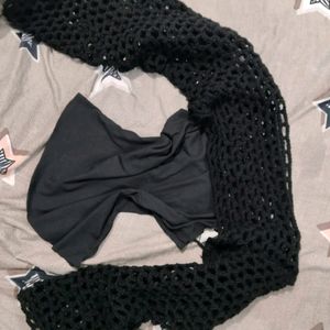 Mesh Bolero Shrug