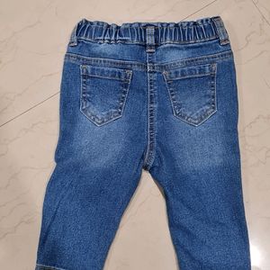 Girls Blue Jeans - 9-12m