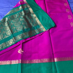 Beautiful Magenta Color Saree