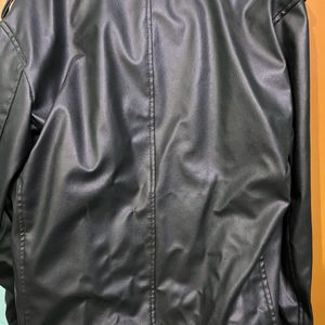 Black rider leather jacket