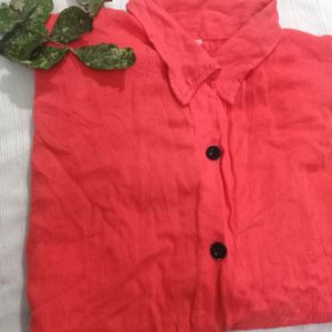 Light Orange Shirt For Women