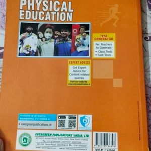 Physical Education Class 11 Cbse Book .