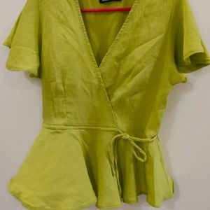 Lime Green Top For Women