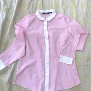 korean Baby pink shirt with bow design